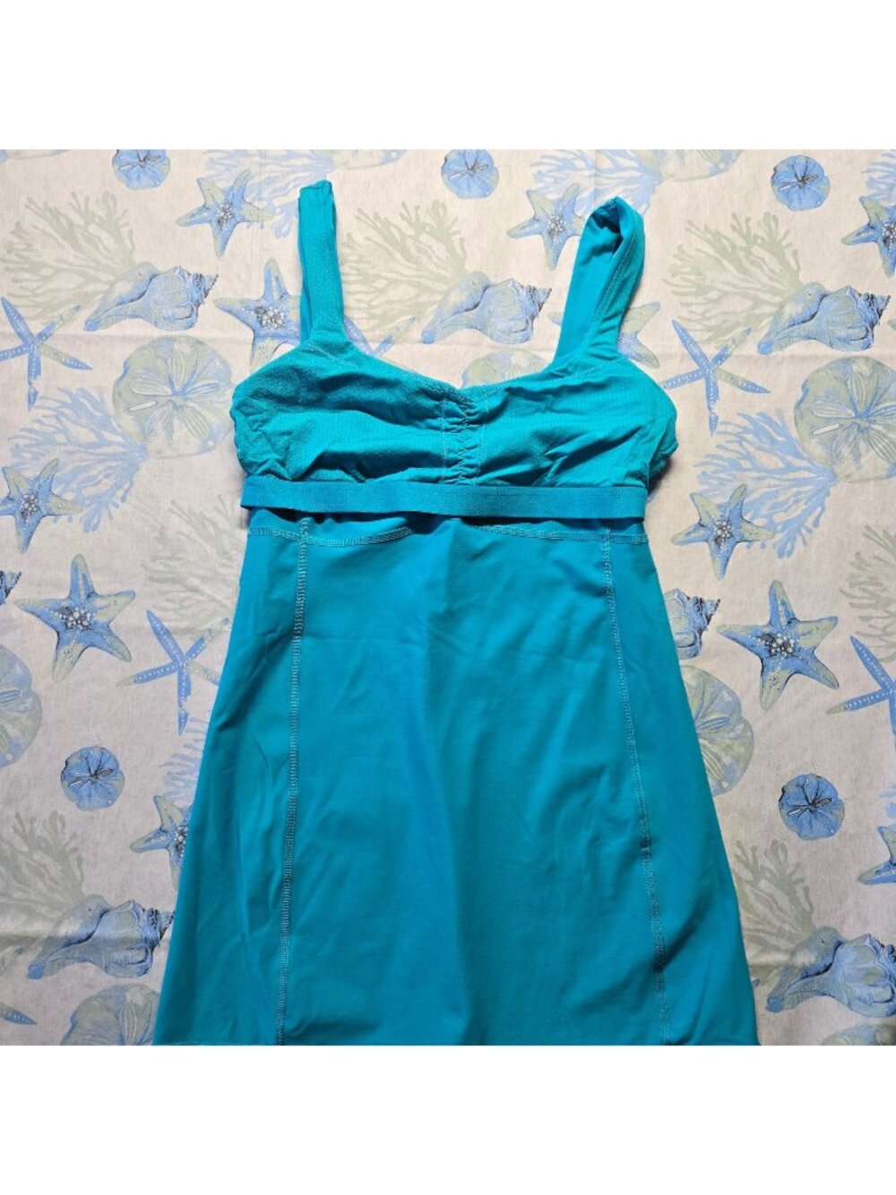 Lululemon Aria Tank II Tank Top Teal Womens Sz 6 (SKU 26-0209)